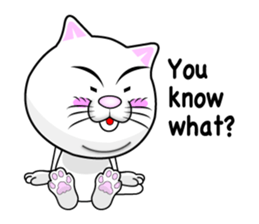 Sticker of the active cat!! ENG ver. sticker #12507156