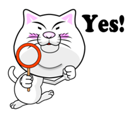 Sticker of the active cat!! ENG ver. sticker #12507178