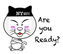 Sticker of the active cat!! ENG ver. sticker #12507180