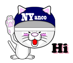 Sticker of the active cat!! ENG ver. sticker #12507183