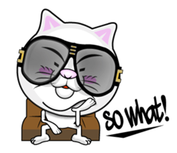 Sticker of the active cat!! ENG ver. sticker #12507189