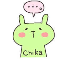 CHIKA chan 4 sticker #12507336