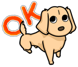 I Love Dachshund (Cream) sticker #12507895