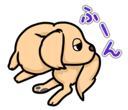 I Love Dachshund (Cream) sticker #12507915