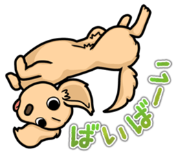 I Love Dachshund (Cream) sticker #12507924
