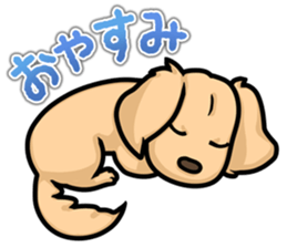 I Love Dachshund (Cream) sticker #12507925