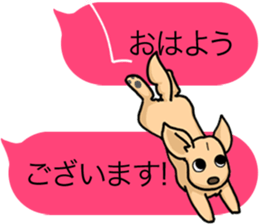 I Love Dachshund (Cream) sticker #12507930