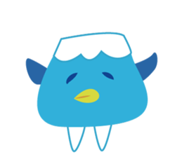 BirdsMt.Fuji simple sticker #12508822