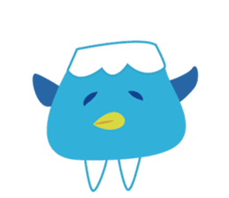 BirdsMt.Fuji simple sticker #12508822