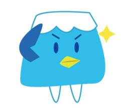 BirdsMt.Fuji simple sticker #12508824