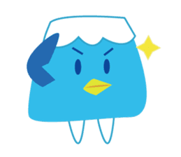 BirdsMt.Fuji simple sticker #12508824
