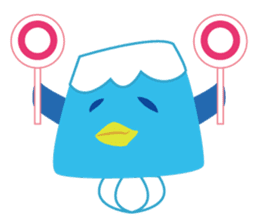 BirdsMt.Fuji simple sticker #12508830