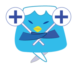 BirdsMt.Fuji simple sticker #12508831