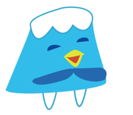 BirdsMt.Fuji simple sticker #12508834