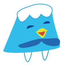BirdsMt.Fuji simple sticker #12508834