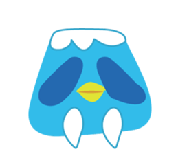 BirdsMt.Fuji simple sticker #12508835