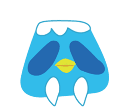 BirdsMt.Fuji simple sticker #12508835