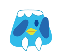 BirdsMt.Fuji simple sticker #12508836