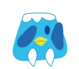 BirdsMt.Fuji simple sticker #12508836