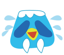 BirdsMt.Fuji simple sticker #12508837