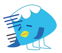 BirdsMt.Fuji simple sticker #12508841