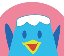 BirdsMt.Fuji simple sticker #12508842