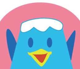 BirdsMt.Fuji simple sticker #12508842