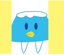 BirdsMt.Fuji simple sticker #12508844