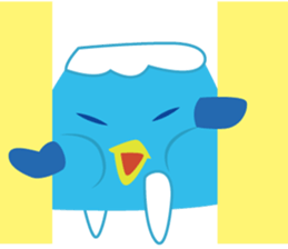 BirdsMt.Fuji simple sticker #12508845