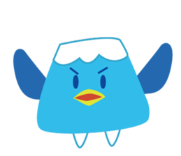 BirdsMt.Fuji simple sticker #12508847