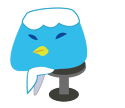 BirdsMt.Fuji simple sticker #12508852