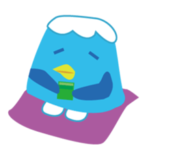 BirdsMt.Fuji simple sticker #12508853