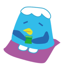 BirdsMt.Fuji simple sticker #12508853