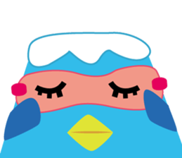 BirdsMt.Fuji simple sticker #12508855