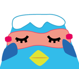 BirdsMt.Fuji simple sticker #12508855