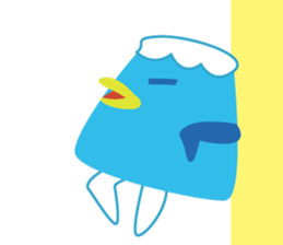 BirdsMt.Fuji simple sticker #12508856
