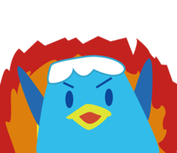 BirdsMt.Fuji simple sticker #12508858