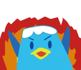 BirdsMt.Fuji simple sticker #12508858