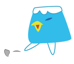 BirdsMt.Fuji simple sticker #12508859