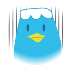 BirdsMt.Fuji simple sticker #12508860