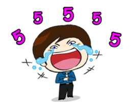 With love (from son) sticker #12509555