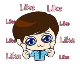 With love (from son) sticker #12509560