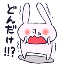 Very strong man rabbit from TSUKKOMI sticker #12509701