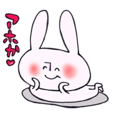 Very strong man rabbit from TSUKKOMI sticker #12509703