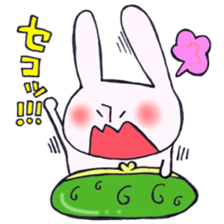 Very strong man rabbit from TSUKKOMI sticker #12509713