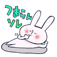 Very strong man rabbit from TSUKKOMI sticker #12509718