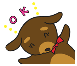 Modest dog3 sticker #12509750