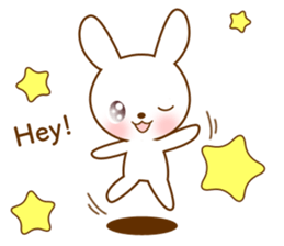 Diary of Shiro&Momo English lovey-dovey sticker #12510111