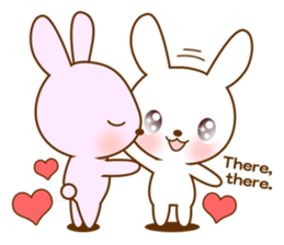 Diary of Shiro&Momo English lovey-dovey sticker #12510114