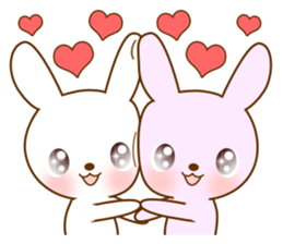 Diary of Shiro&Momo English lovey-dovey sticker #12510115
